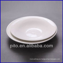 P &amp; T porcelana redonda plato de pasta placa de ensalada
